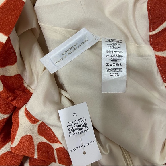 Ann Taylor Giraffe Print Flounce Wrap Maxi Skirt - Picture 9 of 10